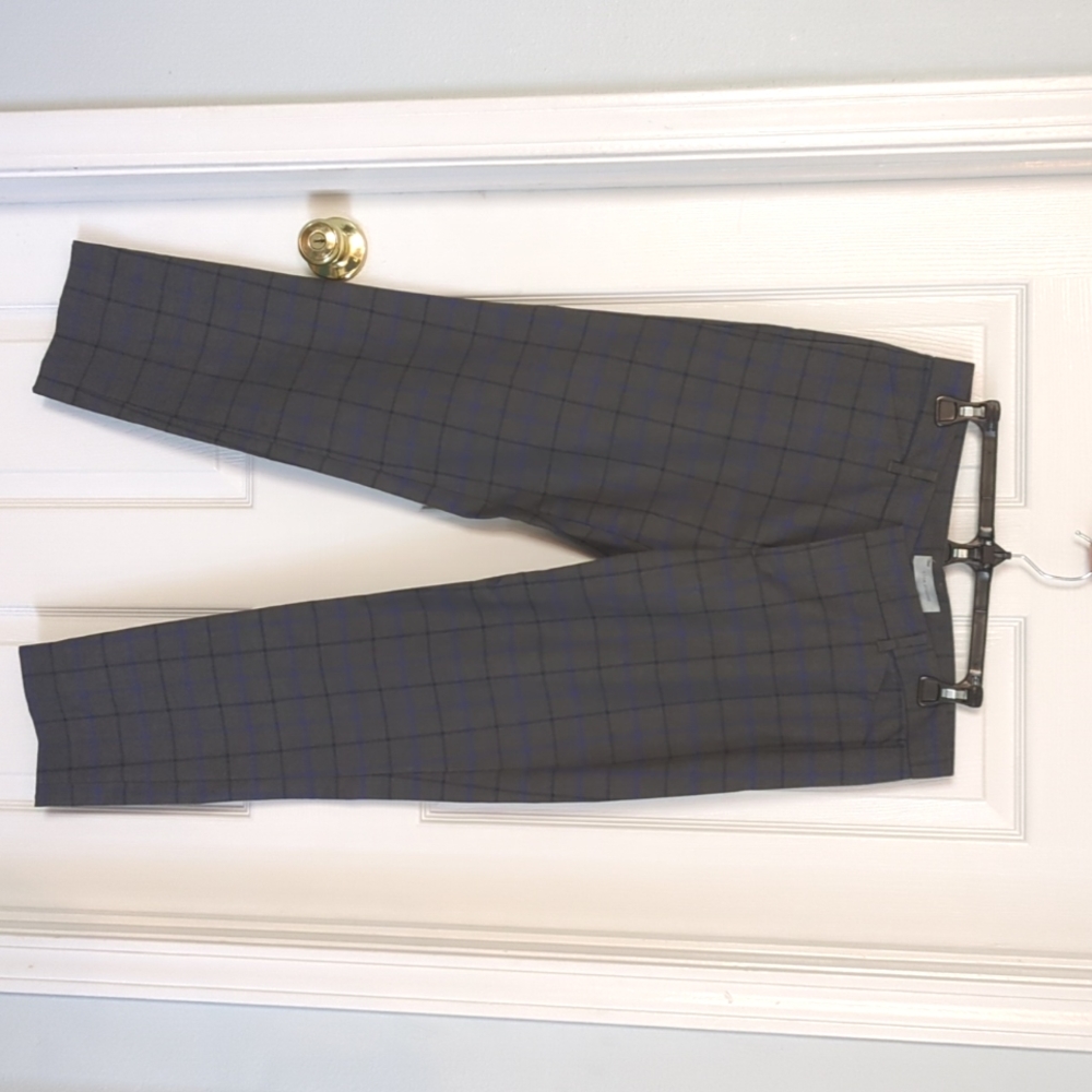 Gap, dress pants 8T, grey checkerboard